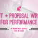 Grant + Proposal Writing for Performance