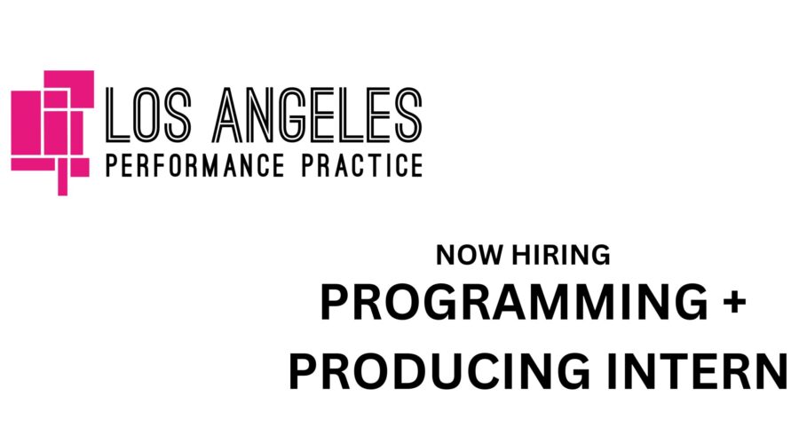 NOW HIRING: PROGRAMMING + PRODUCING INTERN